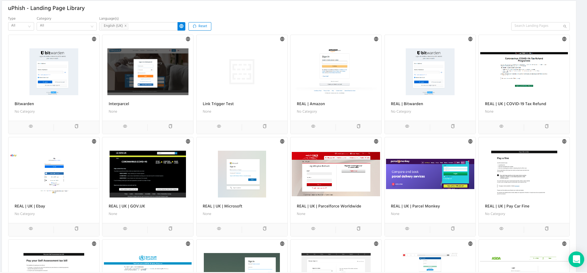 What is a phishing simulation test?